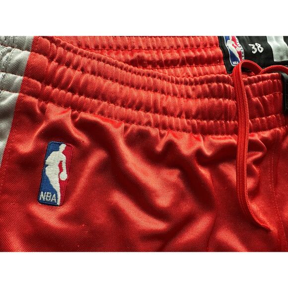 Charlotte Bobcats 2004-09 ADIDAS shorts Authentic 38 XL pants orange NBA vtg - Picture 10 of 13